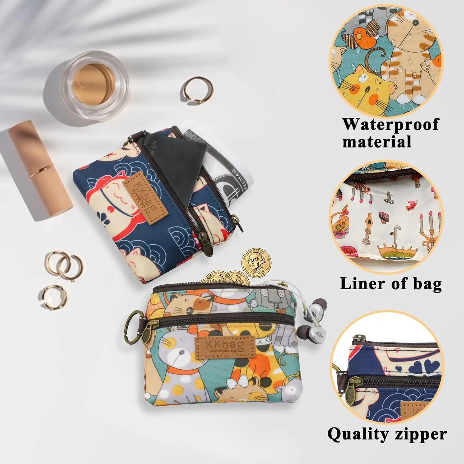 Cute Animal Zipper Wallet