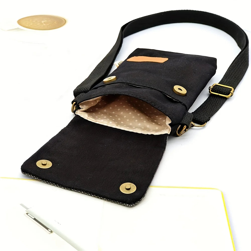 Mini Fabric Crossbody Bag