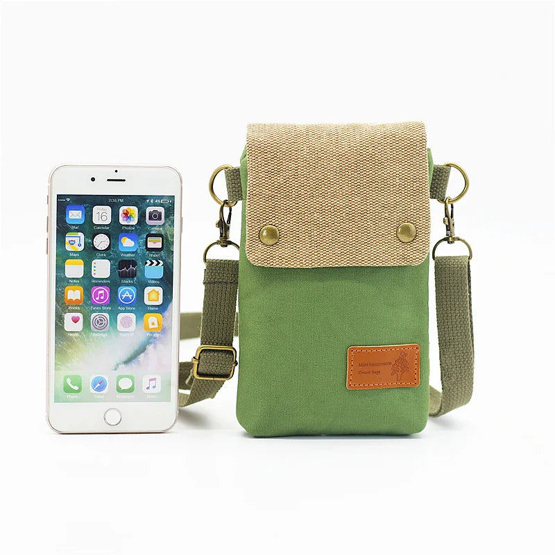 Mini Fabric Crossbody Bag